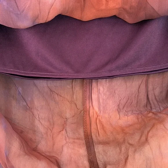 Rabbit Rabbit Rabbit Orange and Purple Sheath Dress with Duster Jacket - Picture 5 of 16